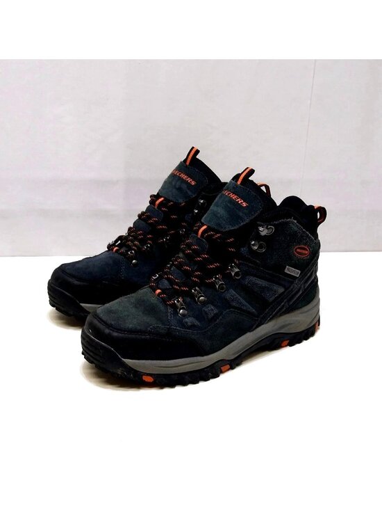 Skechers Relment Pelmo Suede Hiking Boot 64869 Waterproof Relaxed Fit Mens 7 EUC main image 9